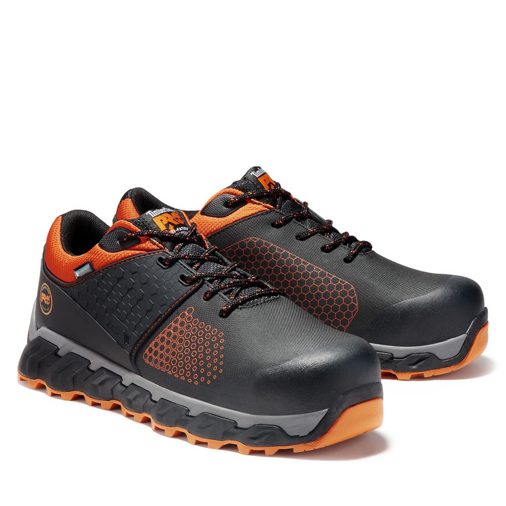 Zapatos De Seguridad Timberland Mujer Pro® Ridgelow Comp Toe Negras/Naranjas - Chile IMS-297485